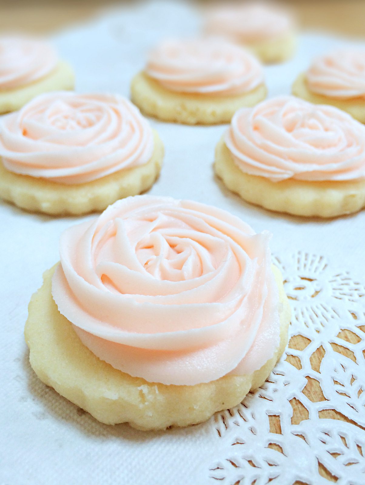 rose cookies 