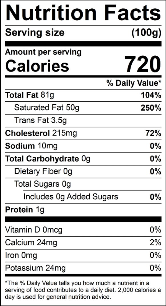 Nutrition-Facts-Panel---Unsalted-Butter
