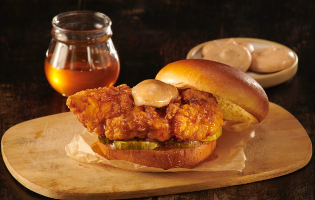 Add a honey butter dollop atop a chicken sandwich for the perfect flavor pairing!