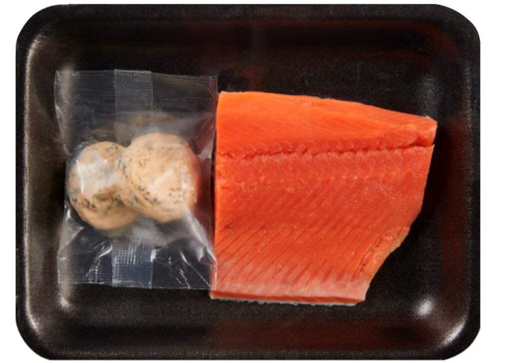 Salmon with Individually Wrapped Flavored Butter Dollops