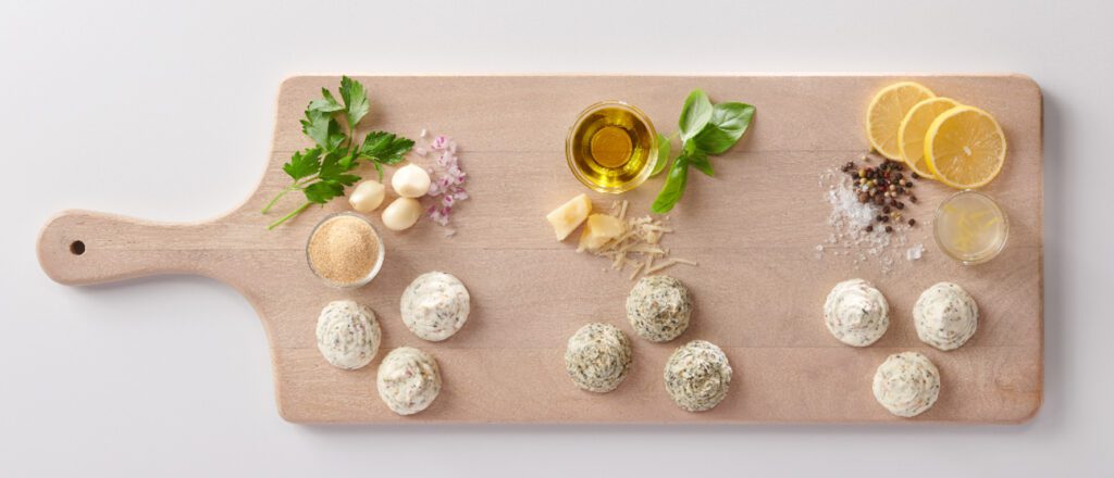 The new program offers Garlic Herb, Pesto Basil and Lemon Herb Dollops shipped to you within 10 working days of ordering.